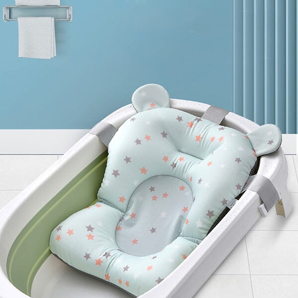 Coussin de bain en forme de tournesol pour bébé, accessoires de siège de  douche pour nouveau