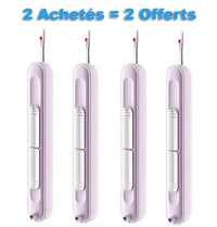 FilFacile™ - Enfile-Aiguille et Découseur 2-en-1 Omamans 2 FilFacile™ achetés = 2 Offerts (4 Pièces) 4 × Violets 