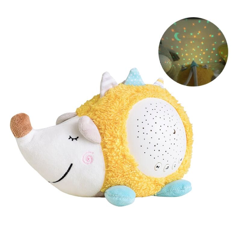 VTech Veilleuse P'tit Pingouin Nuit Étoilée - Igloo Musical Avec Projection 4 Couleurs, Berceuses, Bruits Blancs - Doudou Lavable - Dès La Naissance
