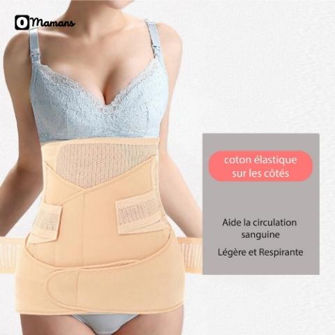 1 ceinture abdominale post accouchement Ceinture de soutien pour l'estomac  après la grossesse - Siamslim