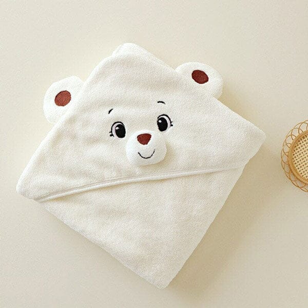 3 Capes De Bain Bébé 80x80cm - Ultra Absorbantes Microfibre - Capuche Animaux - 0-2 Ans