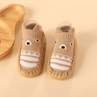 Chaussures souples bébé animaux Omamans Beige 0-6Mois 