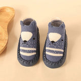 Chaussures souples bébé animaux Omamans Bleu 0-6Mois 