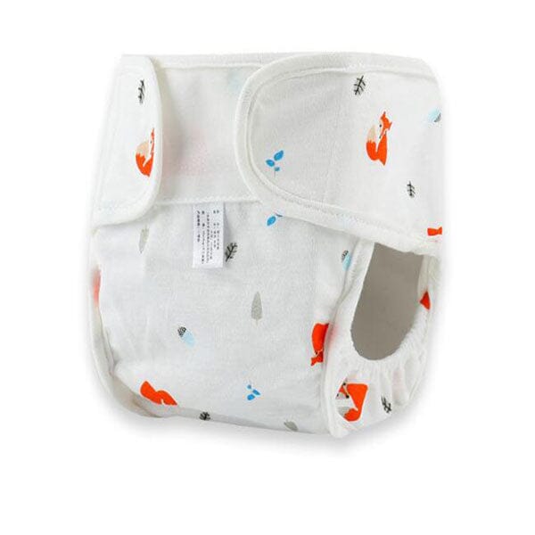 6 couches bébé couche couches lavables réutilisables imperméables bébé coton  formation sous-vêtements pantalon couche M （6-12 kg） (Trojan)